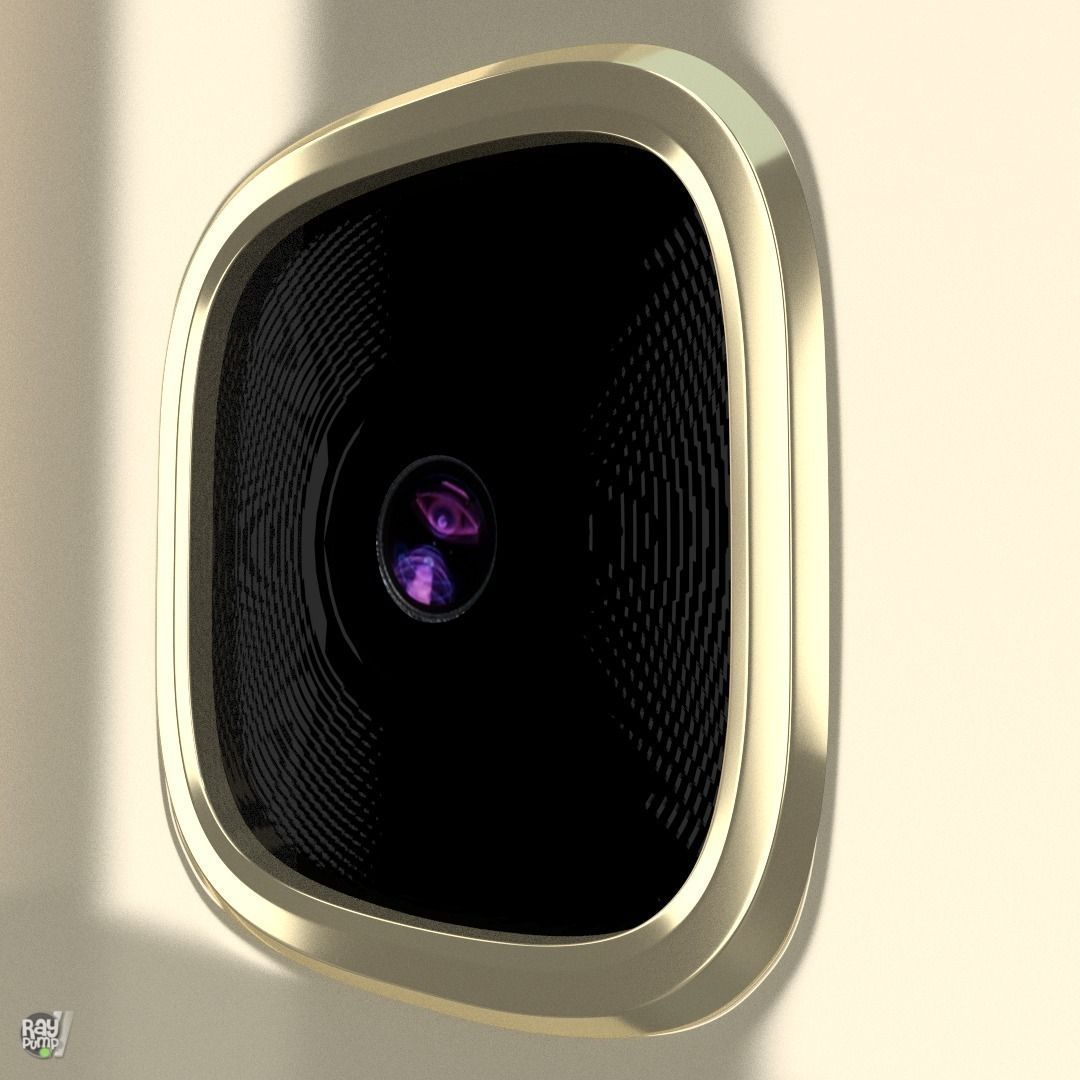 Samsung Galaxy S7 Gold with PCB and battery Low-poly 3D model_5