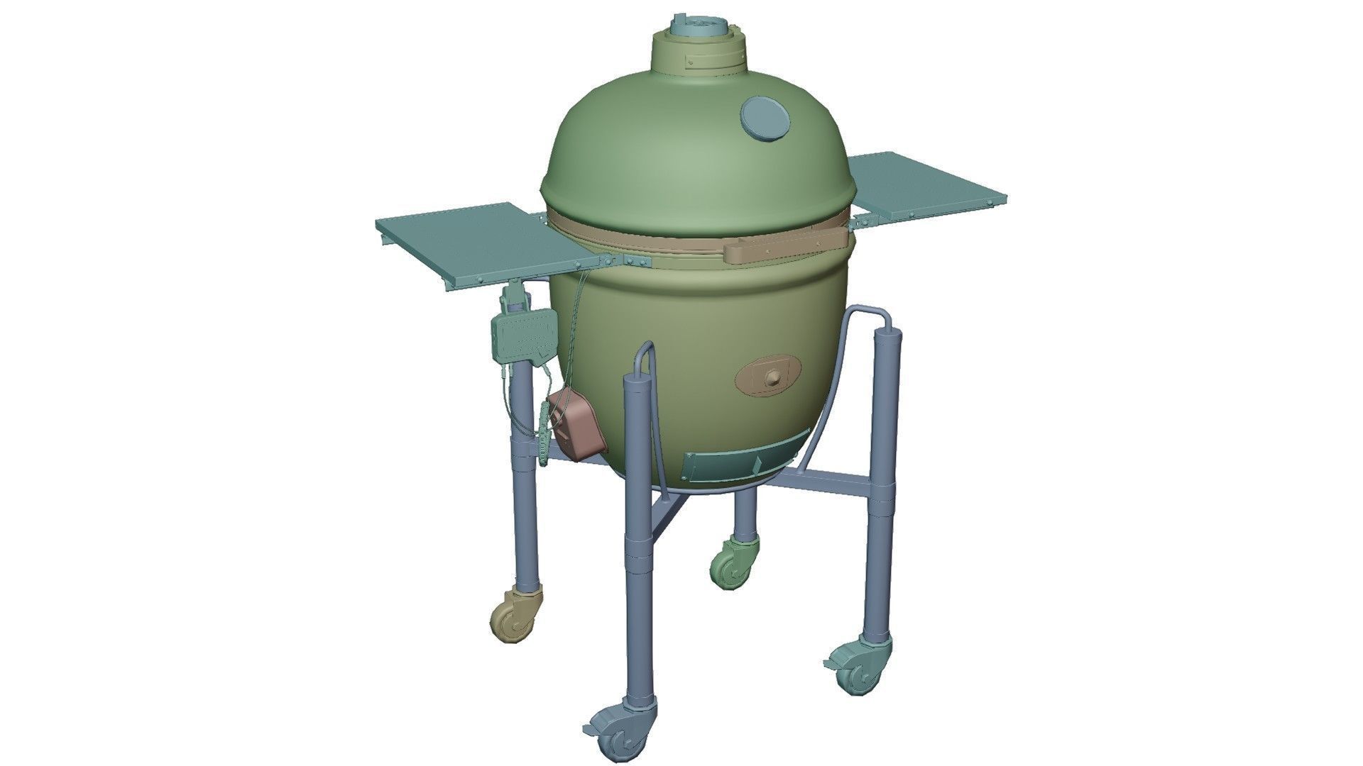 Kamado grill - Monolith  3D model_31