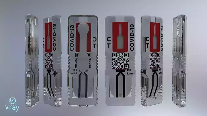 Blood Tester Low-poly 3D model