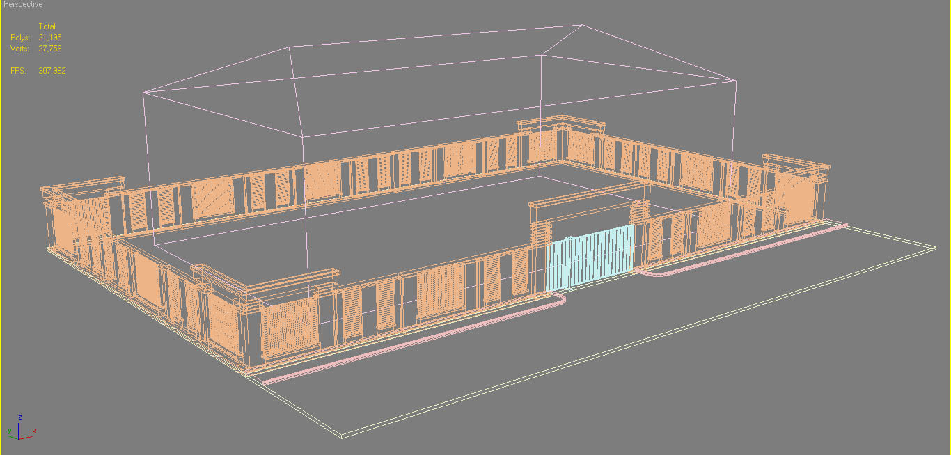 Boundary Wall 2 3D model_7