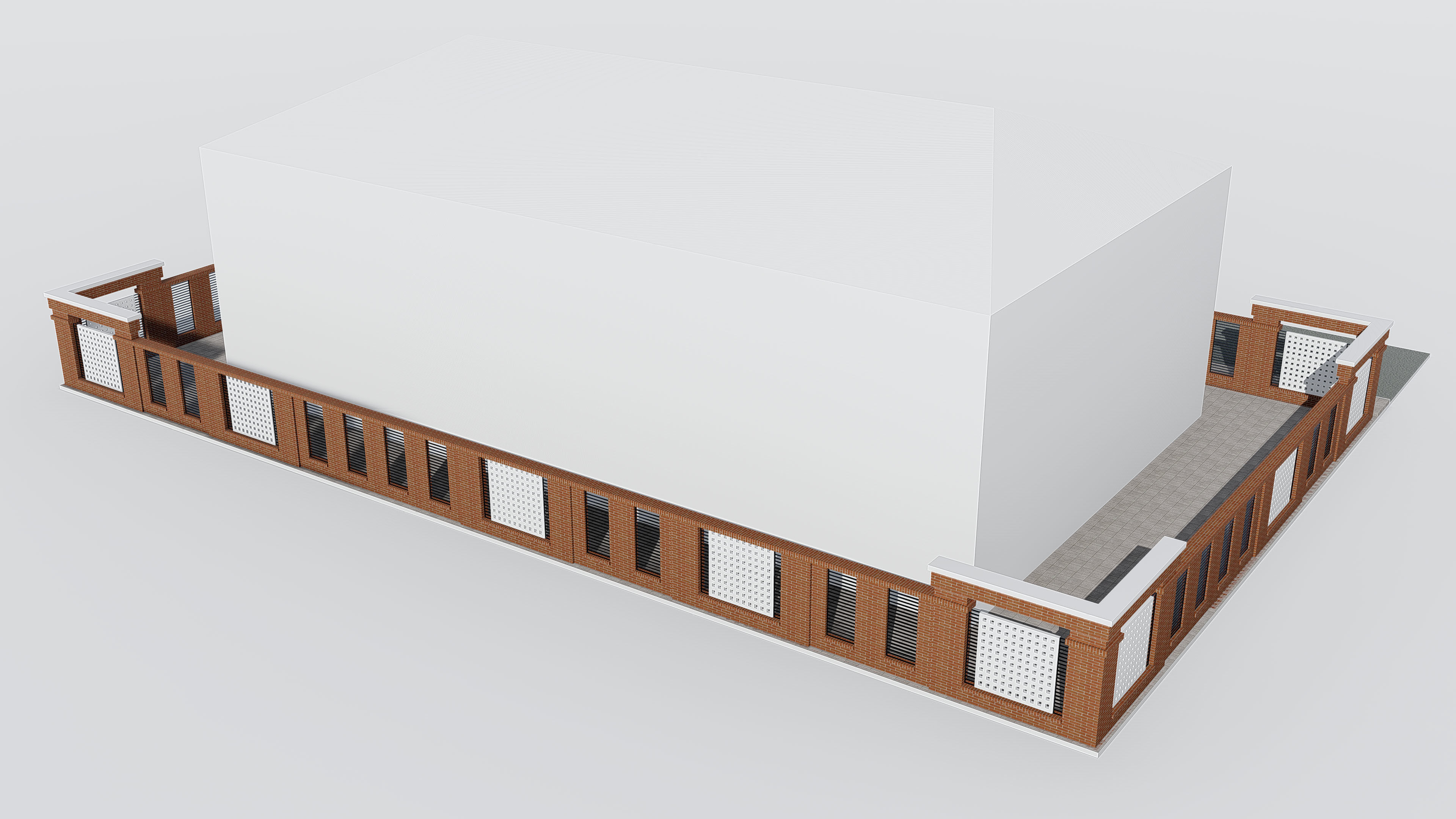 Boundary Wall 2 3D model_5