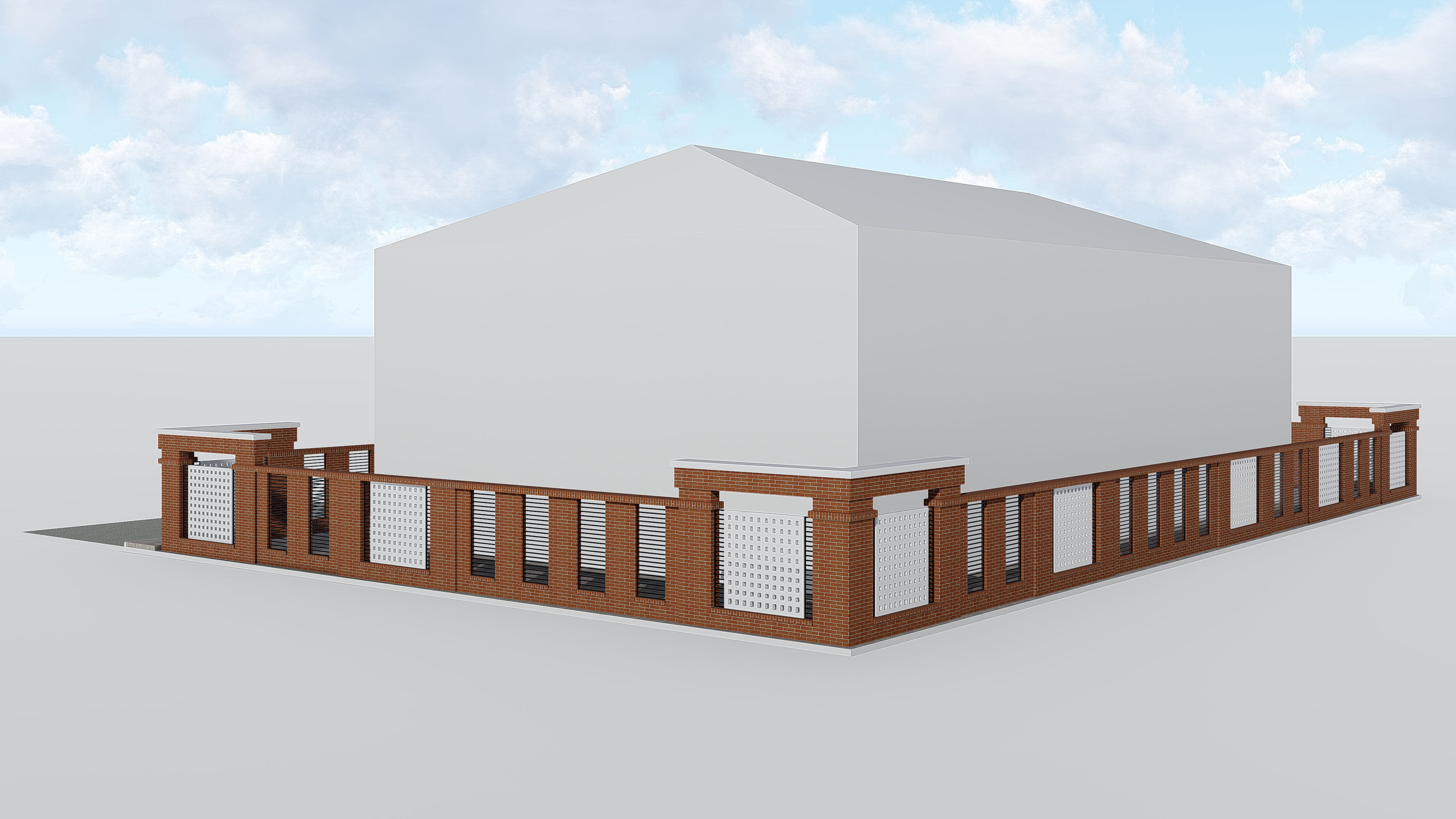 Boundary Wall 2 3D model_3