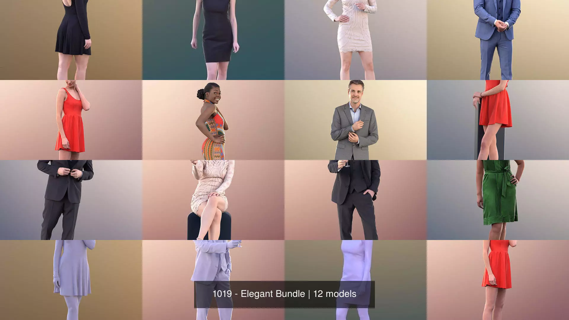1019 - Elegant Bundle 3D Model Collection_7