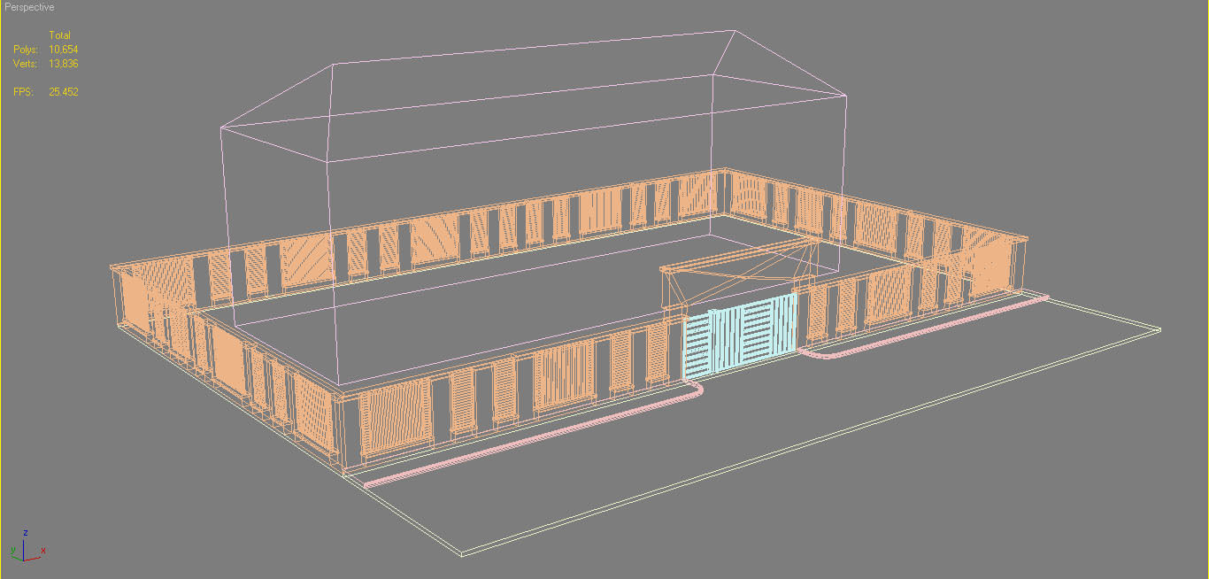 Boundary Wall 3 3D model_6