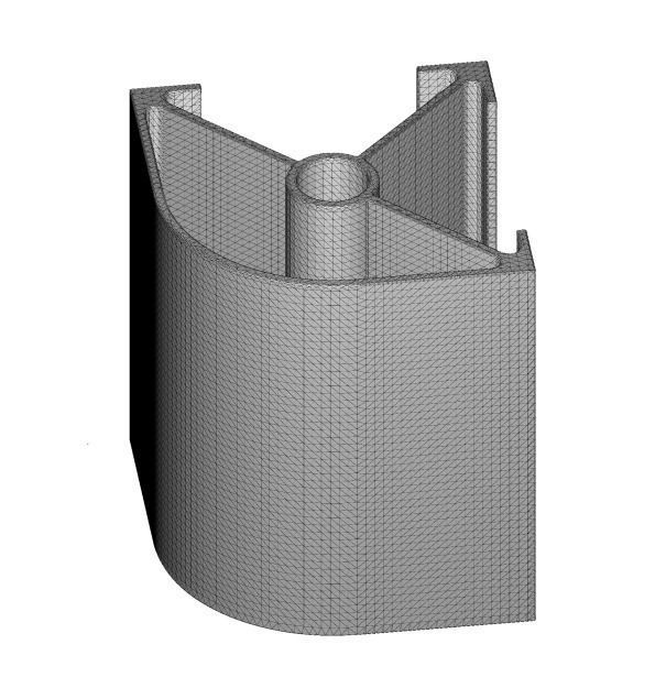 Corner Aluminium Profile 3D print model_3