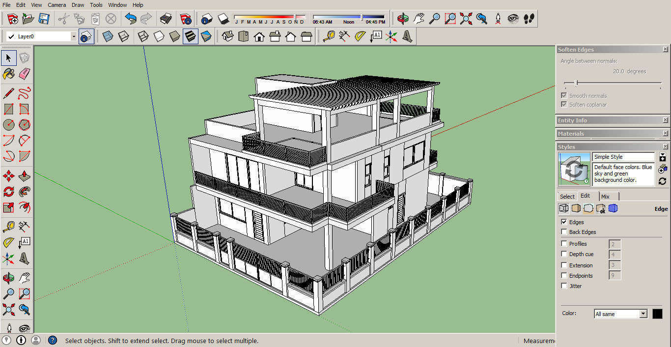 Two Story House 3 3D model_12
