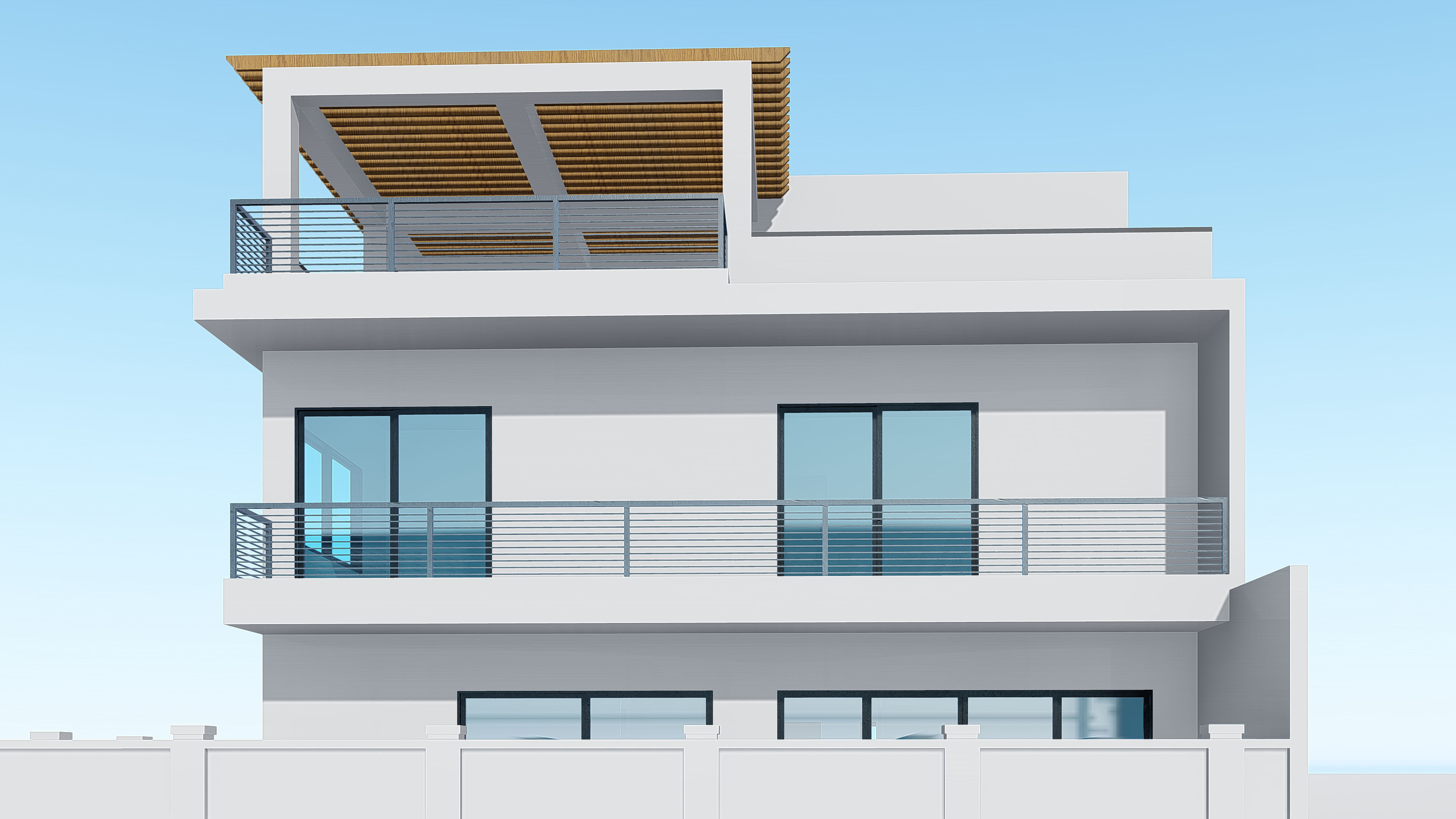 Two Story House 3 3D model_3
