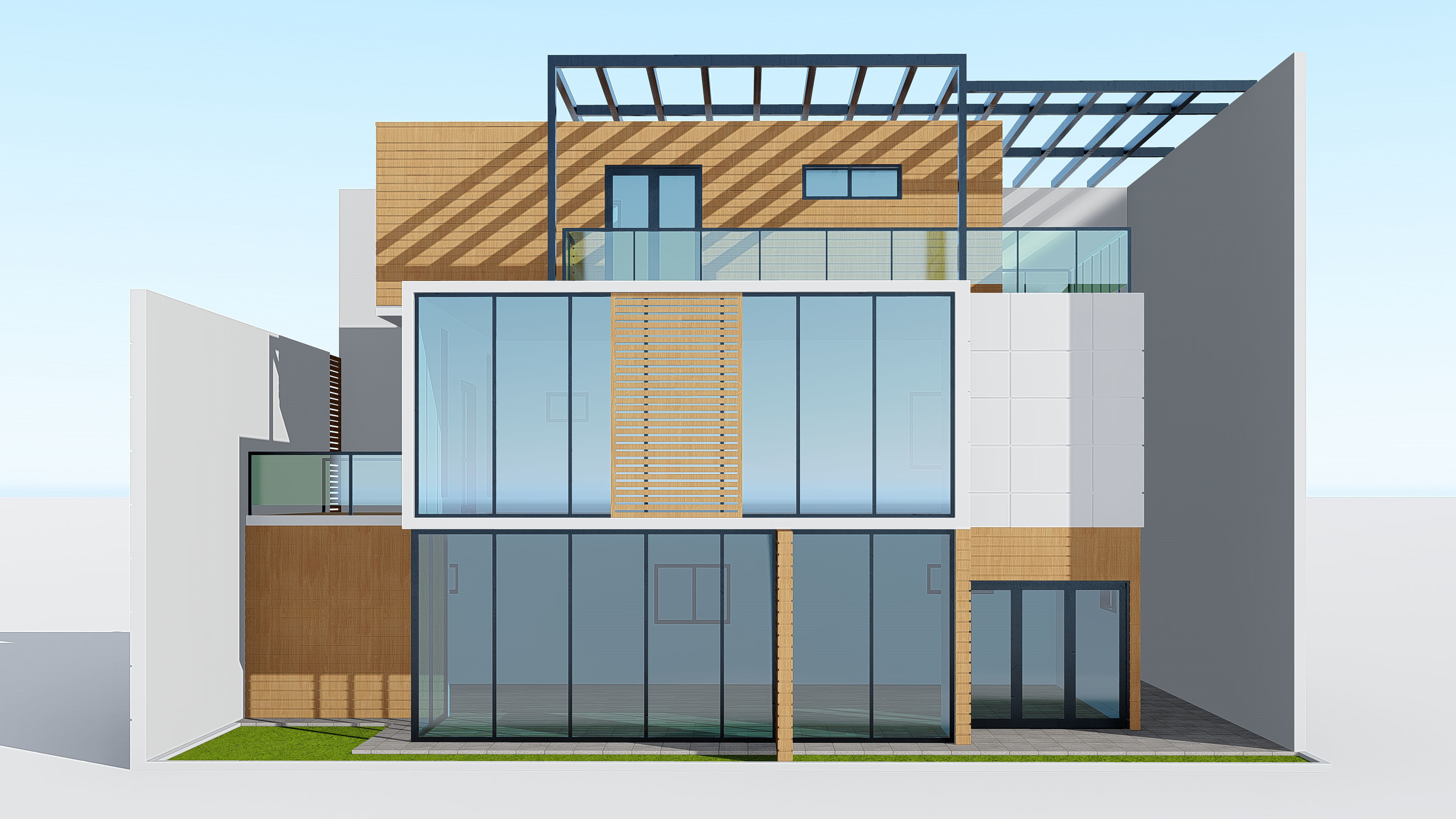 Modern House 13 3D model_14