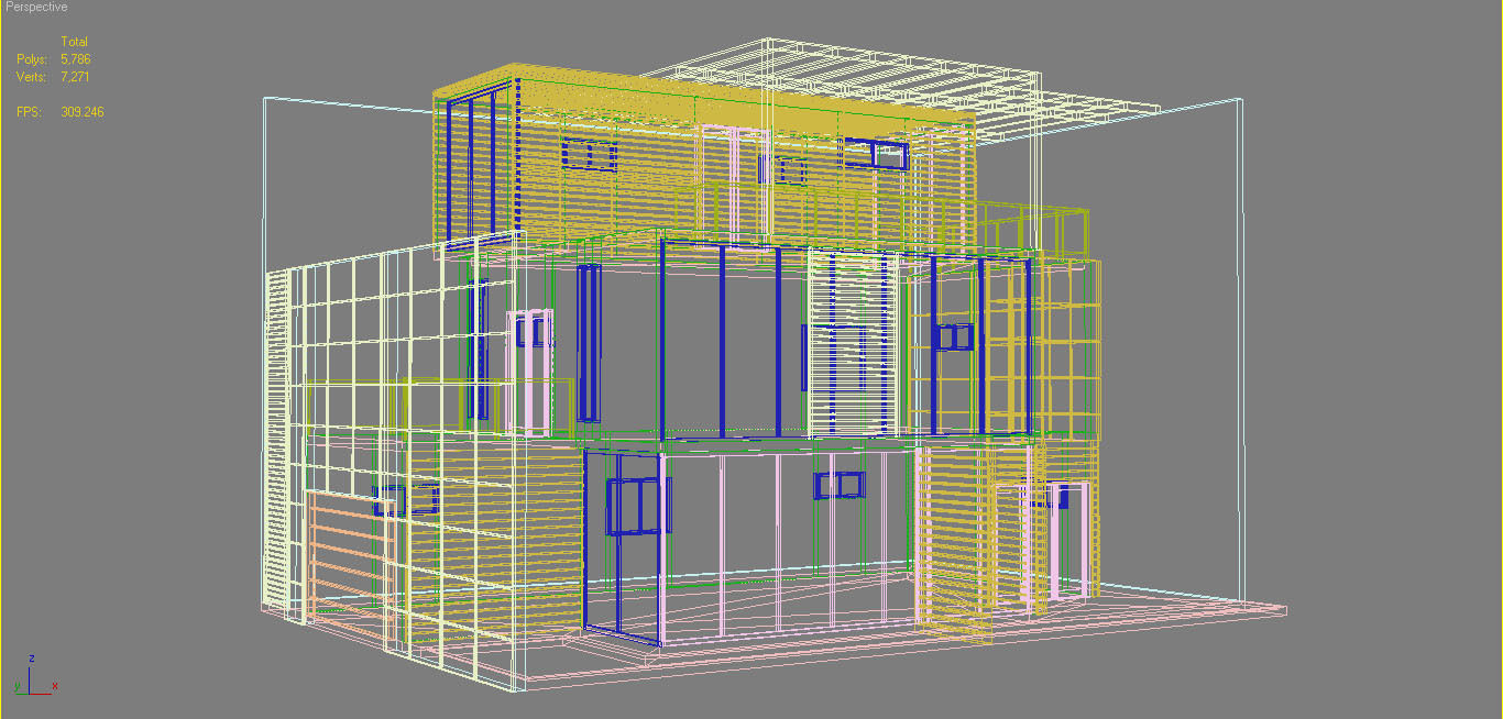 Modern House 13 3D model_7