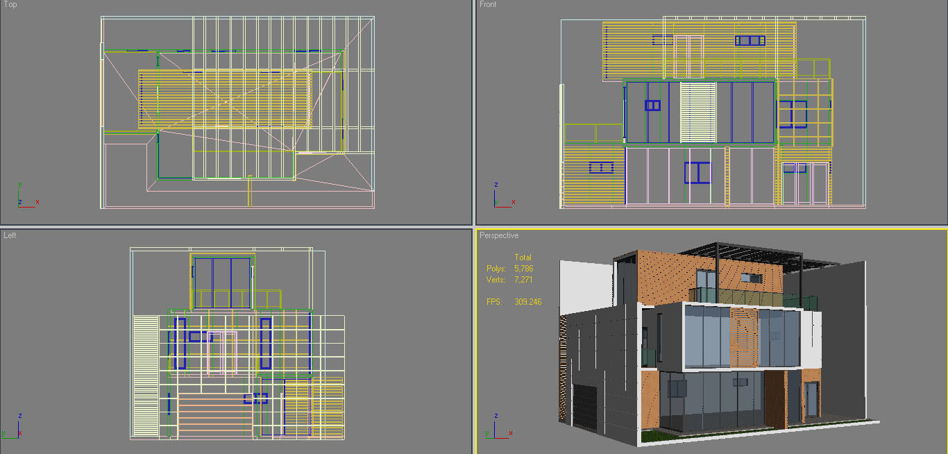 Modern House 13 3D model_10