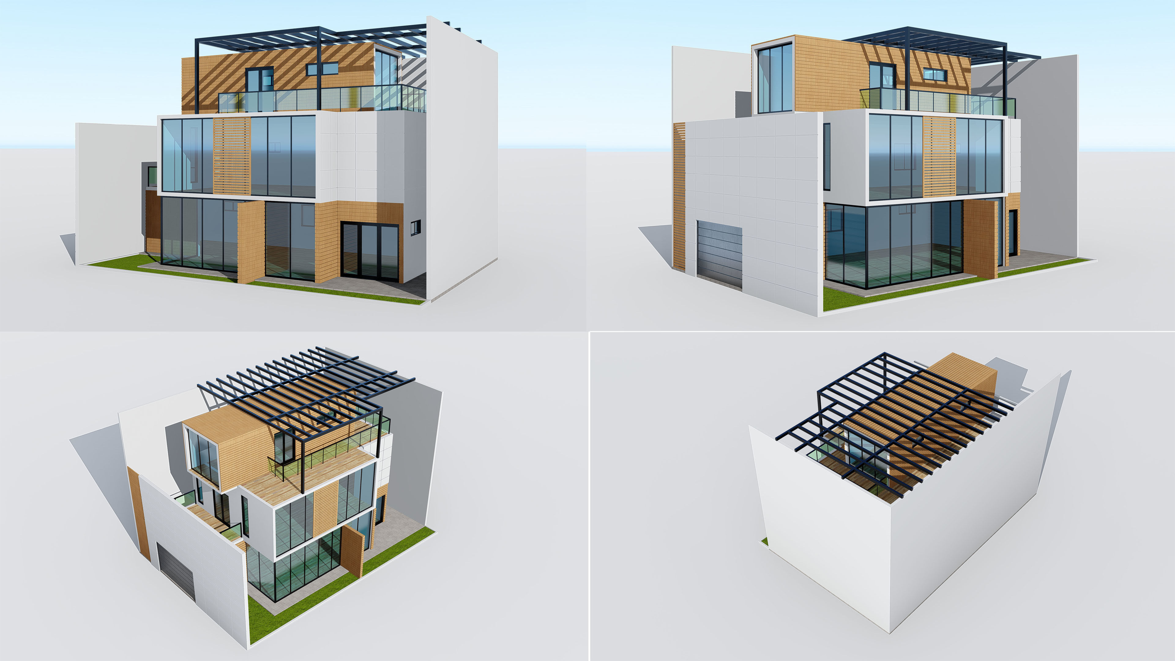 Modern House 13 3D model_13