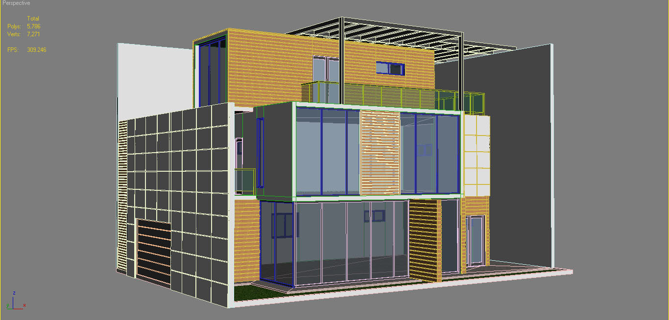Modern House 13 3D model_8