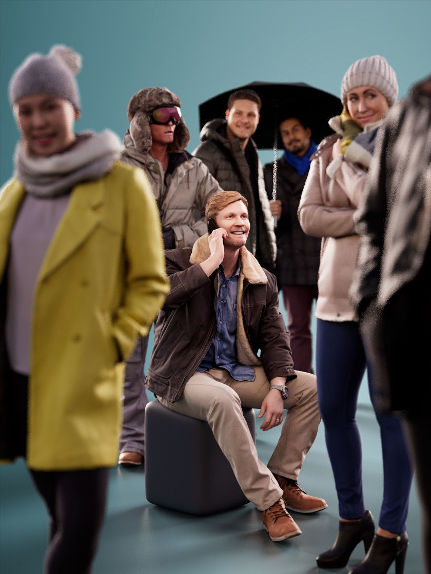 1015 - Cold Weather Bundle 01 3D Model Collection_2