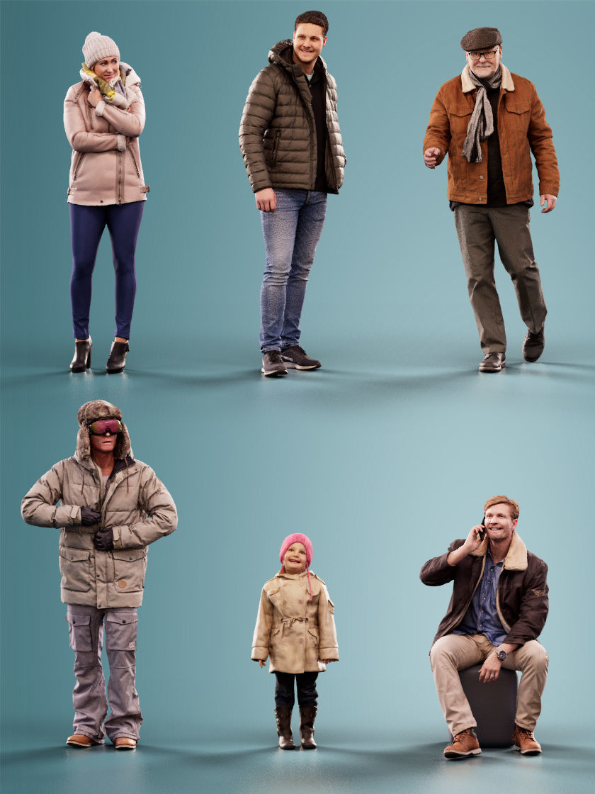 1015 - Cold Weather Bundle 01 3D Model Collection_4