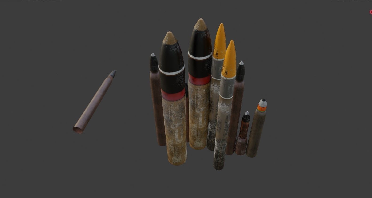 Post Apocalyptic Kitbash UNREAL FBX BLEND Houses Containers  3D model_20