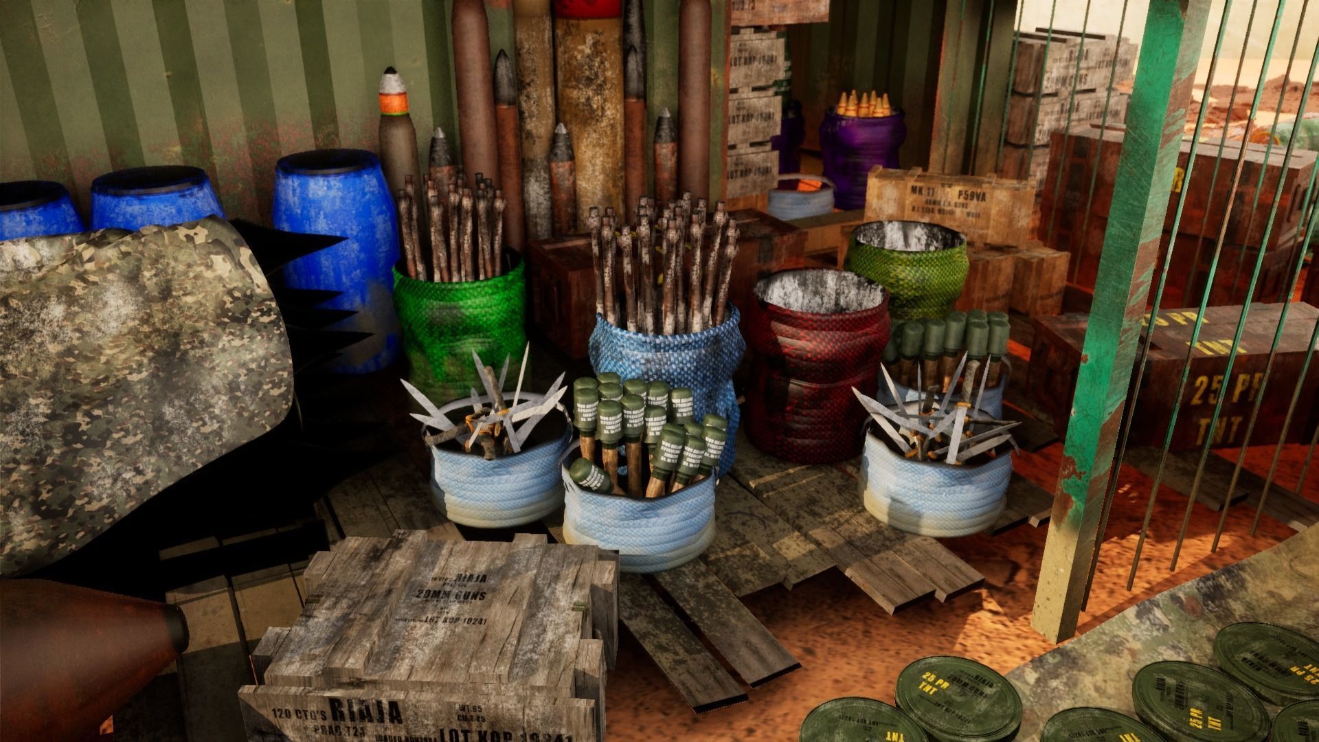 Post Apocalyptic Kitbash UNREAL FBX BLEND Houses Containers  3D model_38