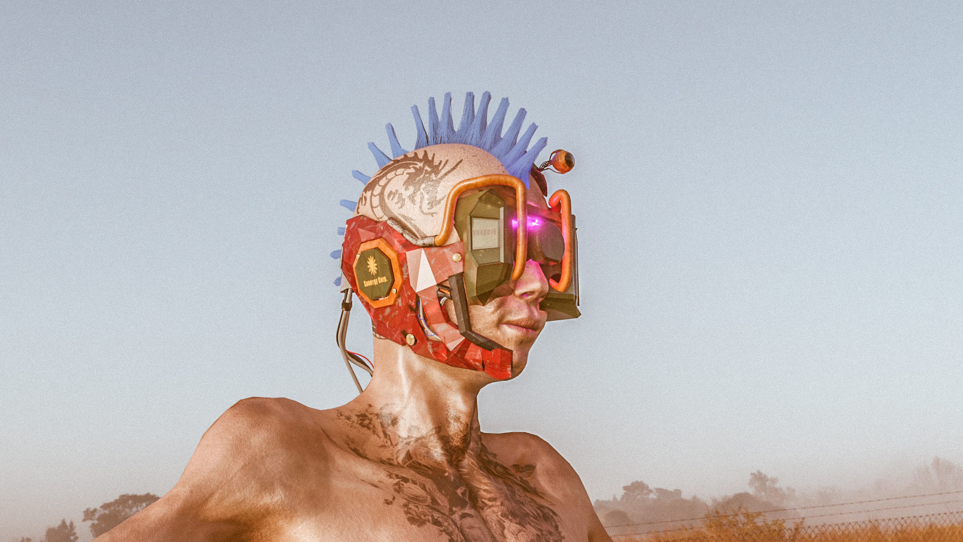 Post Apocalyptic Kitbash UNREAL FBX BLEND Houses Containers  3D model_43