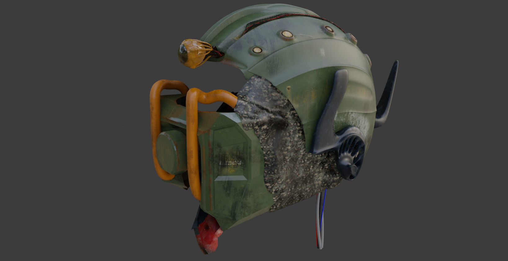 Post Apocalyptic Kitbash UNREAL FBX BLEND Houses Containers  3D model_39