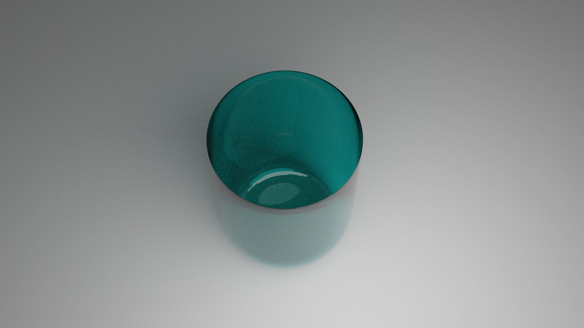 A glass emerald vase 3D model_1