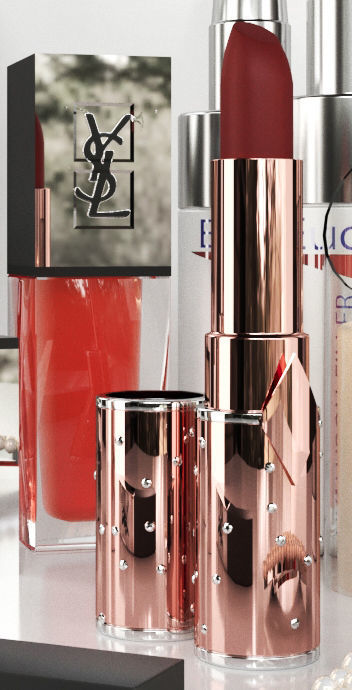 A set of elite cosmetics 2 3D model_3