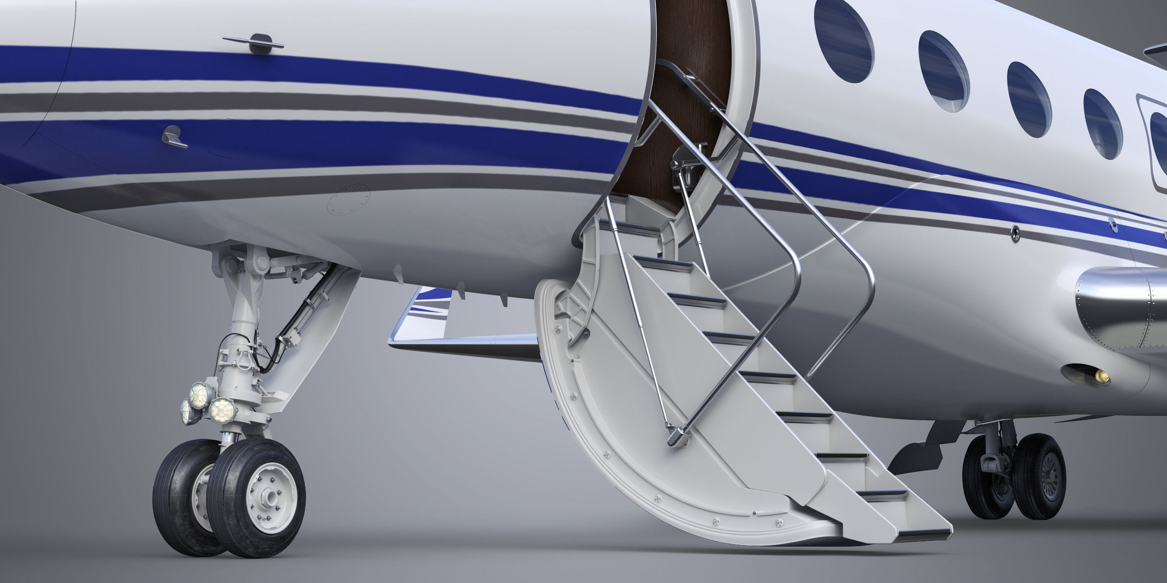 Gulfstream G650 Business Jet 3D model_8