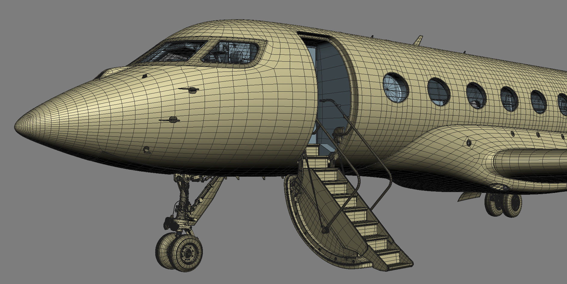 Gulfstream G650 Business Jet 3D model_49