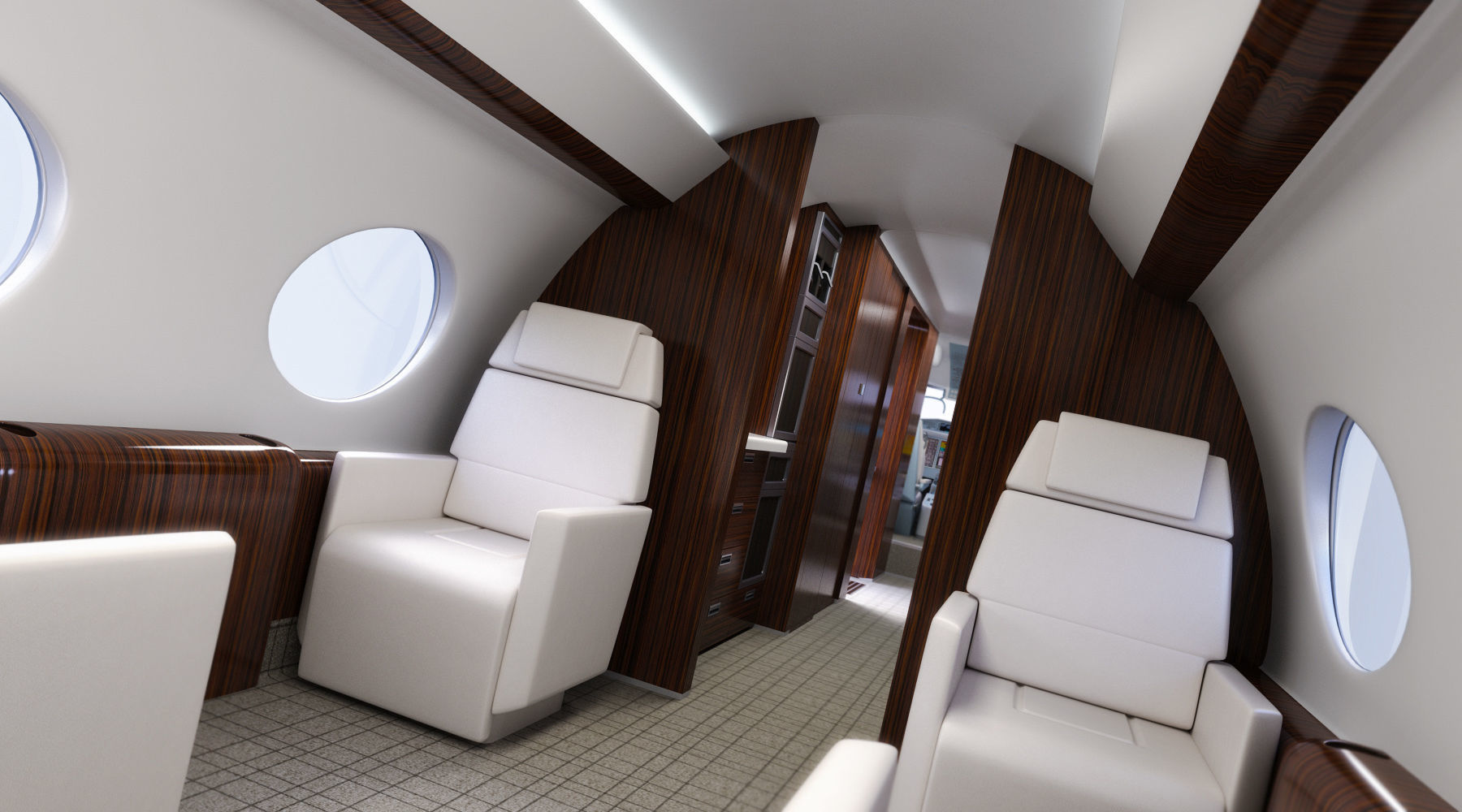 Gulfstream G650 Business Jet 3D model_26