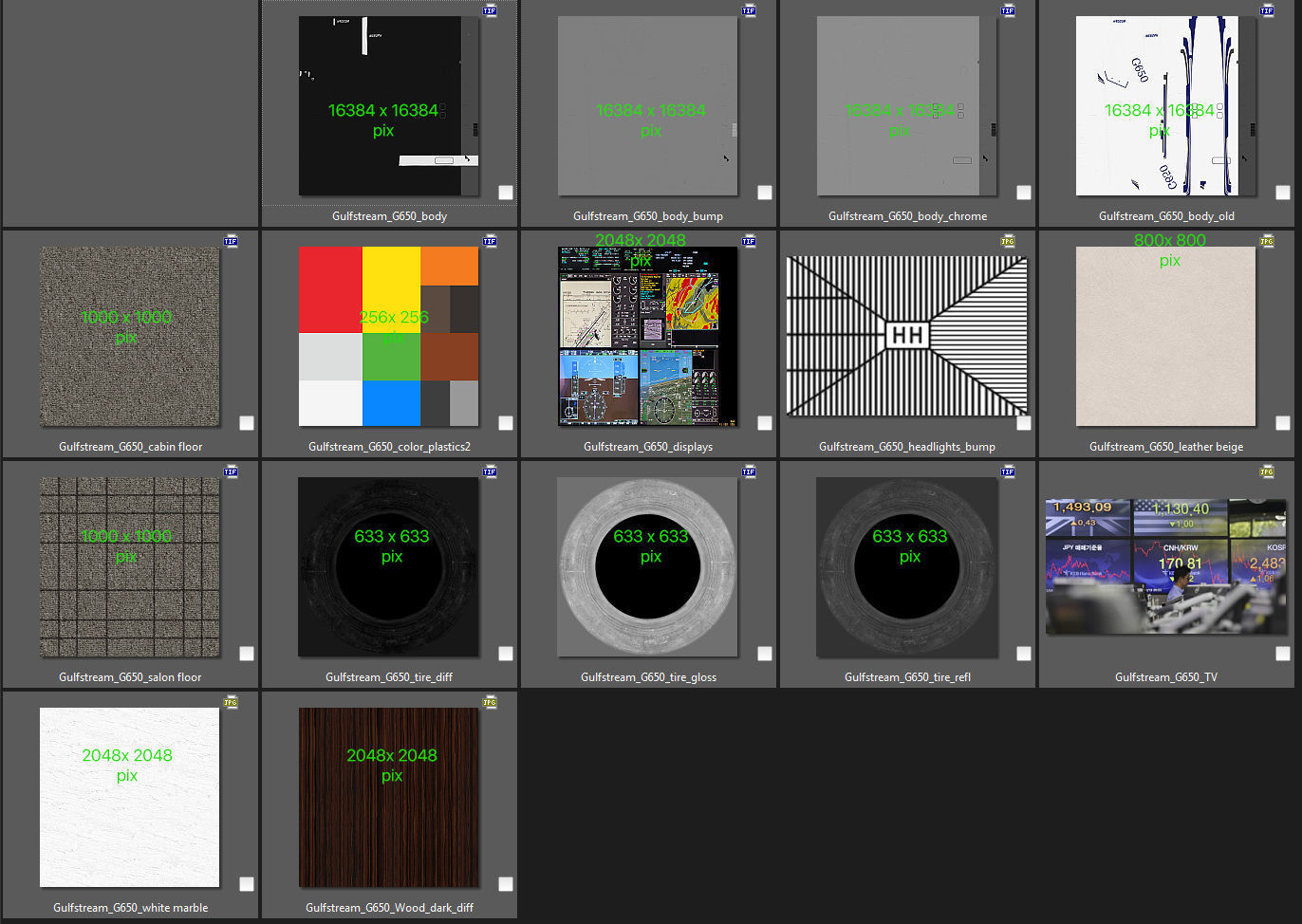Gulfstream G650 Business Jet 3D model_43