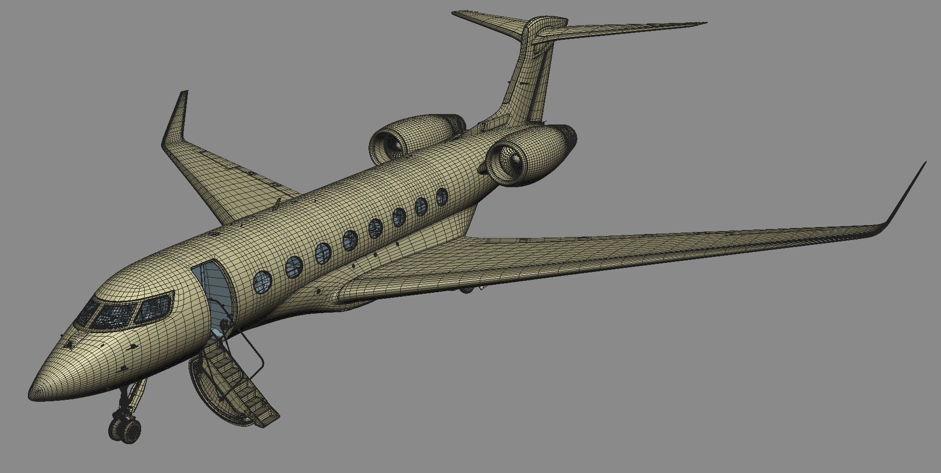 Gulfstream G650 Business Jet 3D model_45