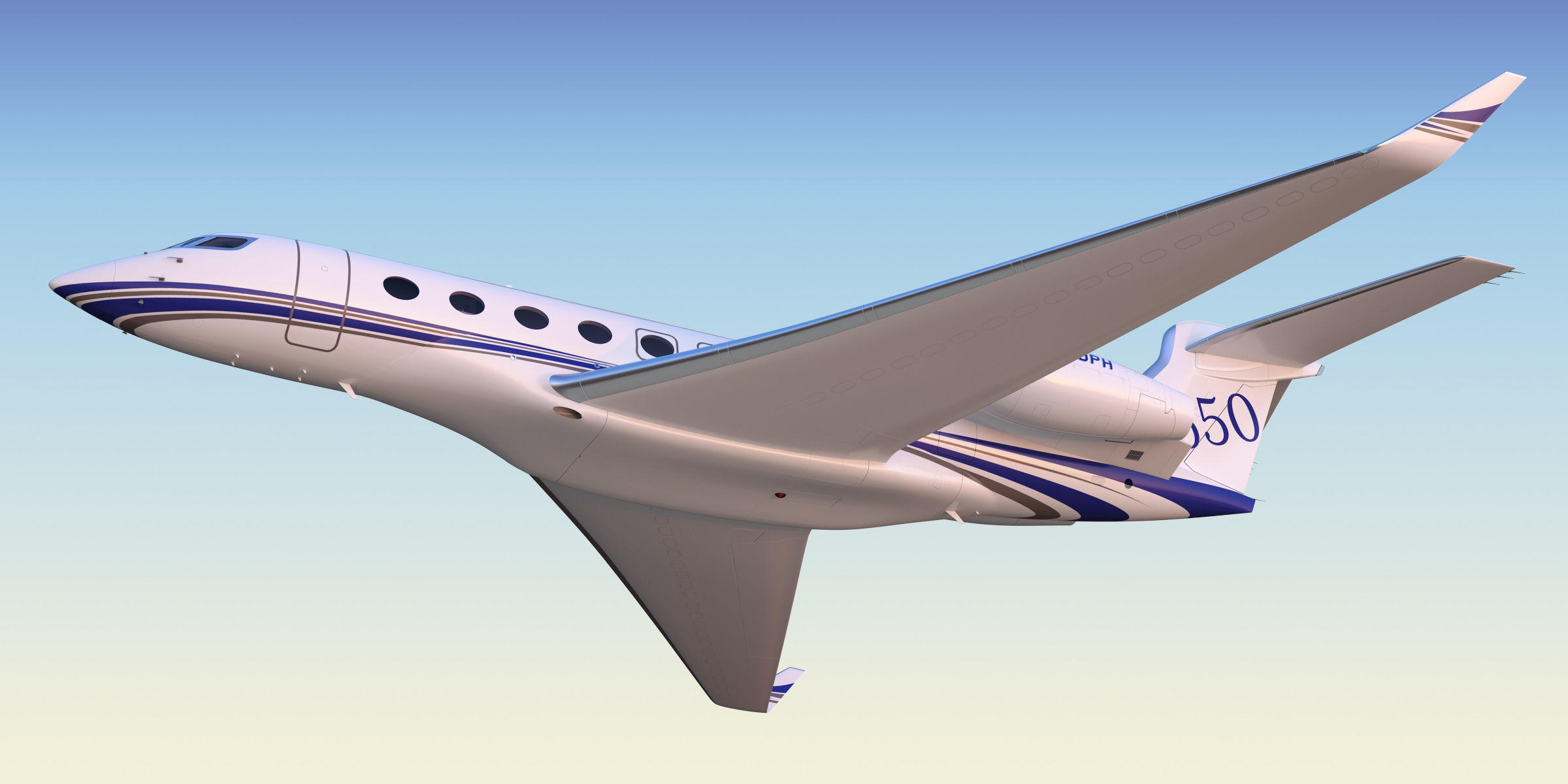 Gulfstream G650 Business Jet 3D model_39
