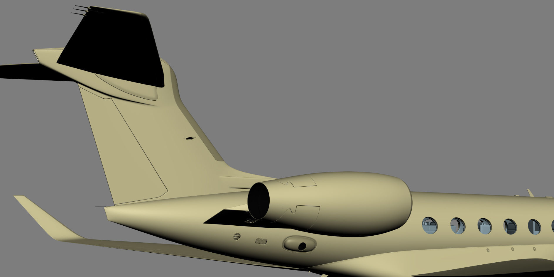 Gulfstream G650 Business Jet 3D model_50