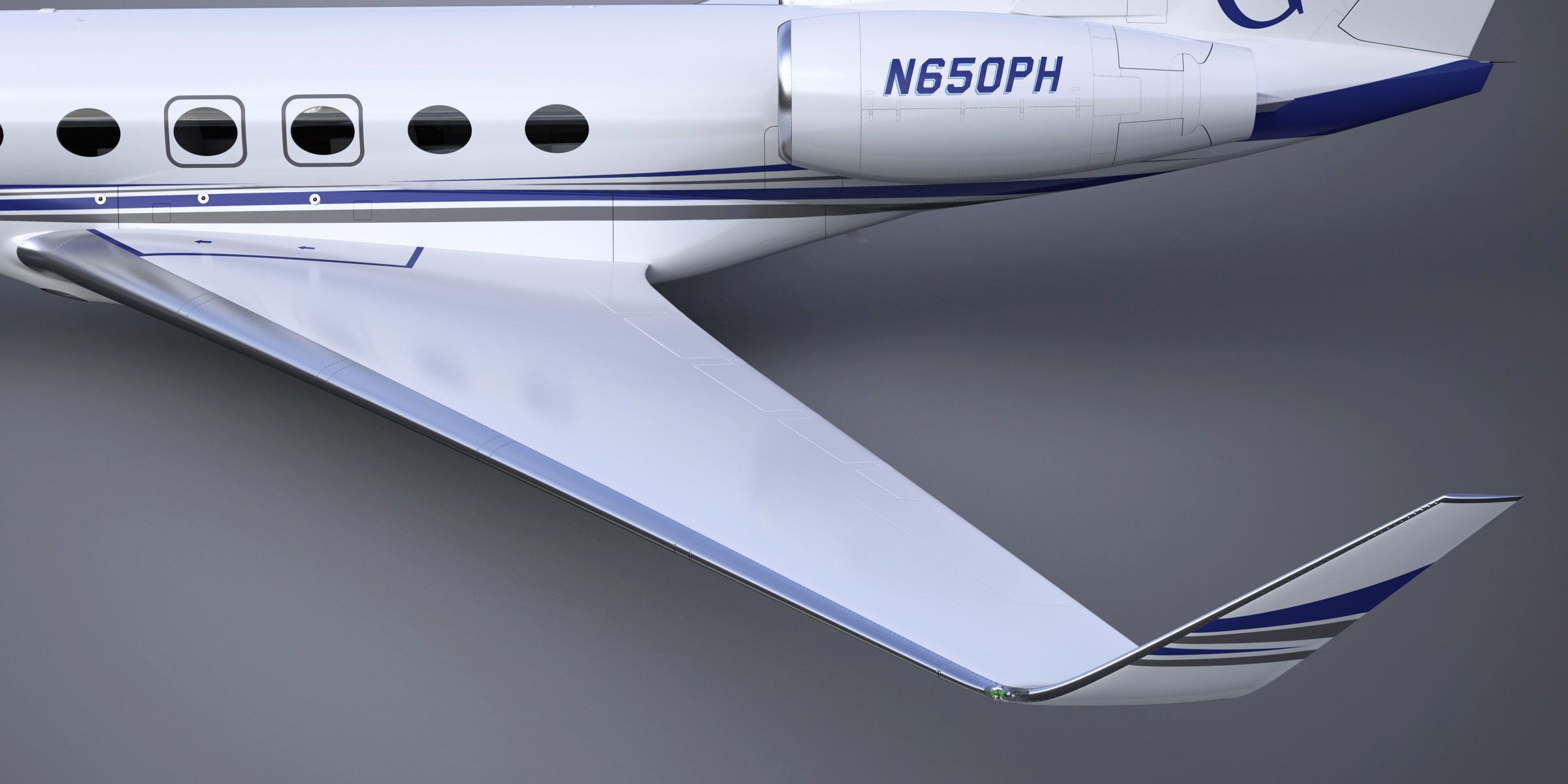 Gulfstream G650 Business Jet 3D model_13