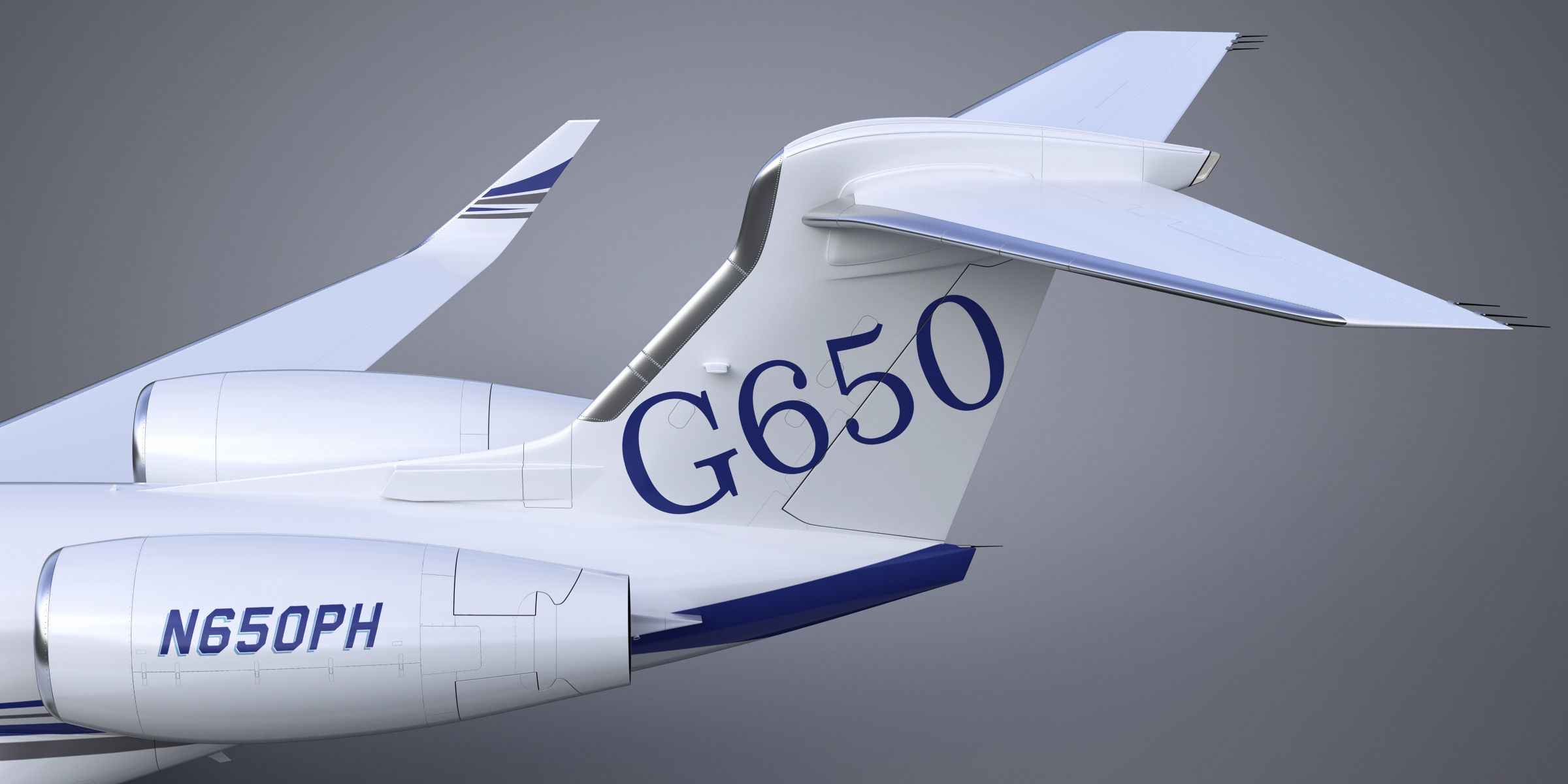 Gulfstream G650 Business Jet 3D model_11