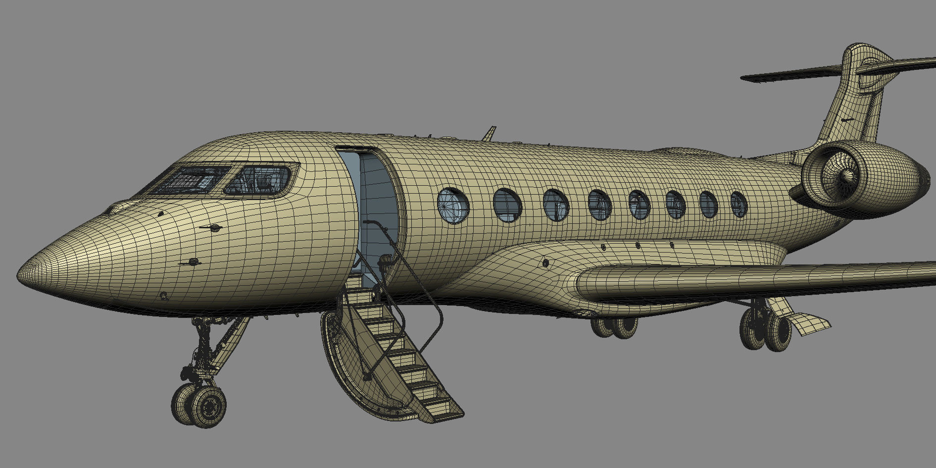 Gulfstream G650 Business Jet 3D model_47
