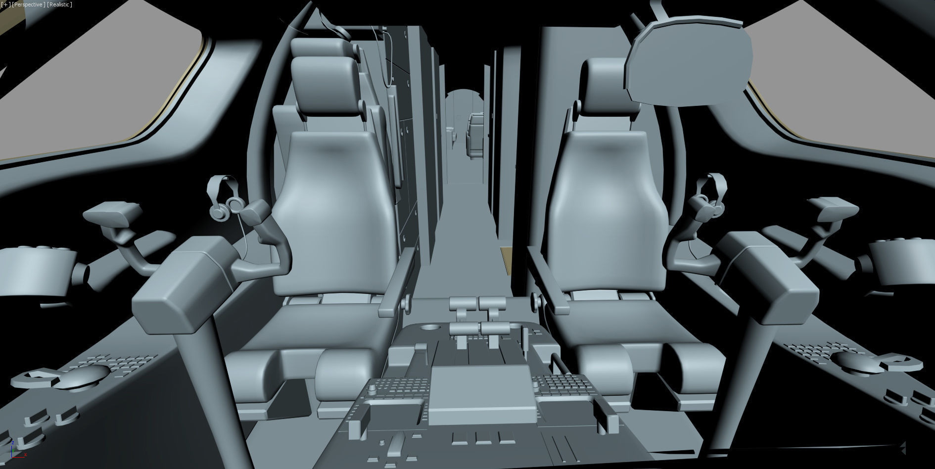 Gulfstream G650 Business Jet 3D model_62