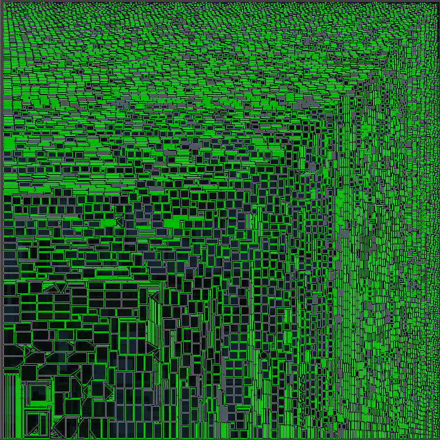 Borg Cube Space Station Ship Box Lowpoly Low-poly 3D model_7