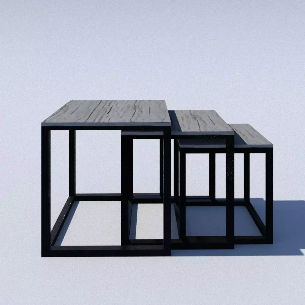Cube Table free 3D model | CGTrader