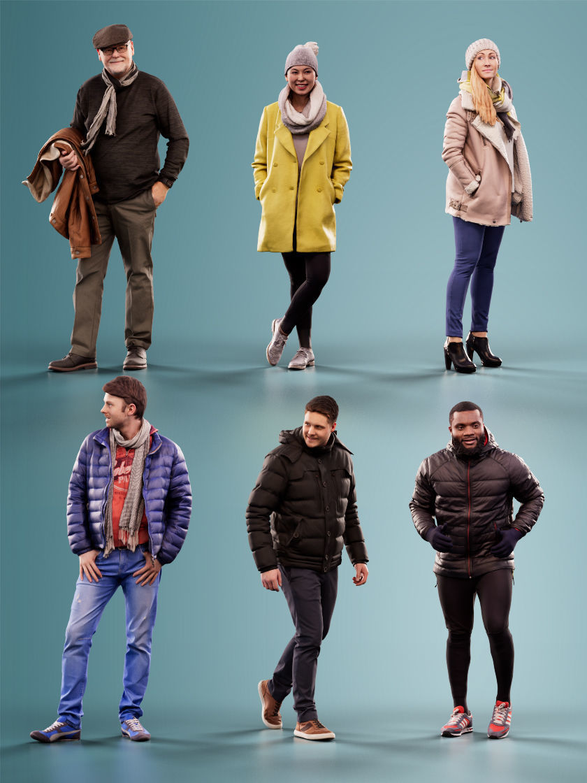 1015 - Cold Weather Bundle 02 3D Model Collection_9