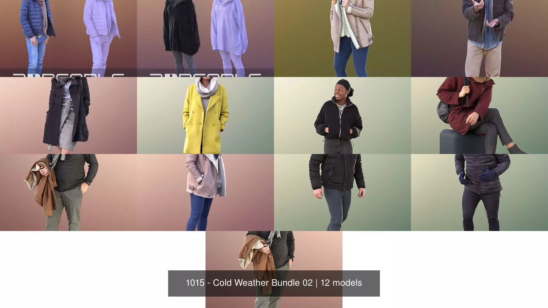 1015 - Cold Weather Bundle 02 3D Model Collection_6