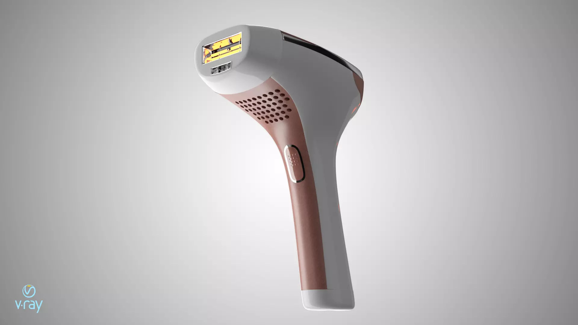 Female epilator 3D model
