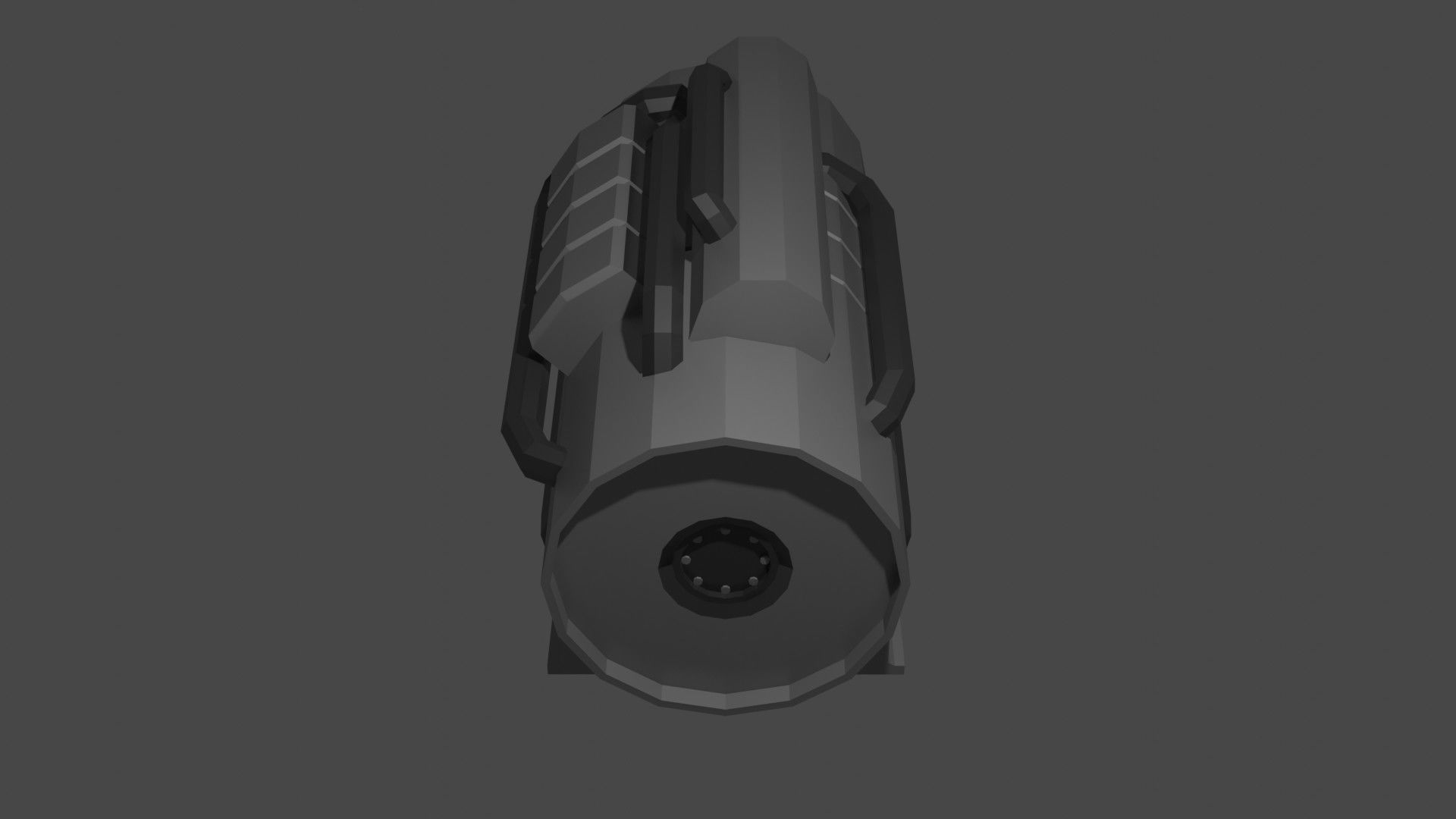 Low Poly Car Engine Low-poly 3D model_10