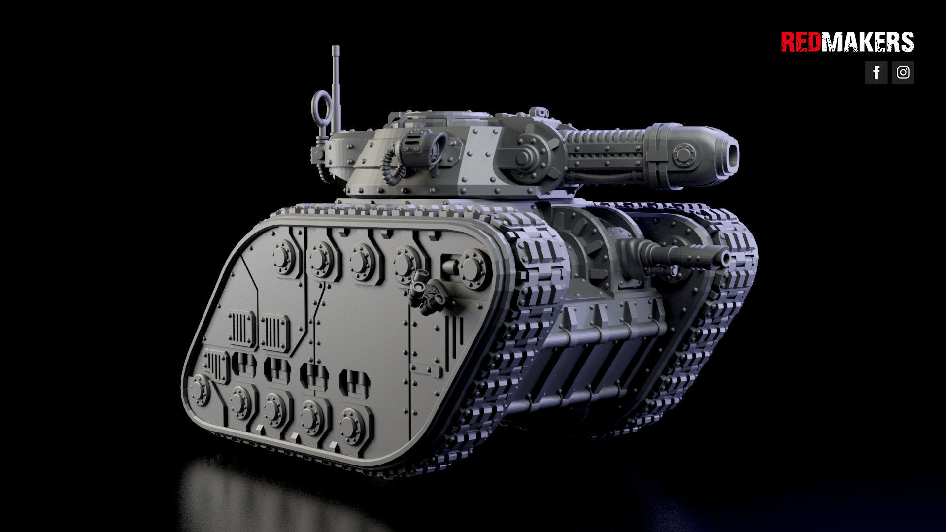 Legendary Battle Tank - Imperial Force 3D print model_19