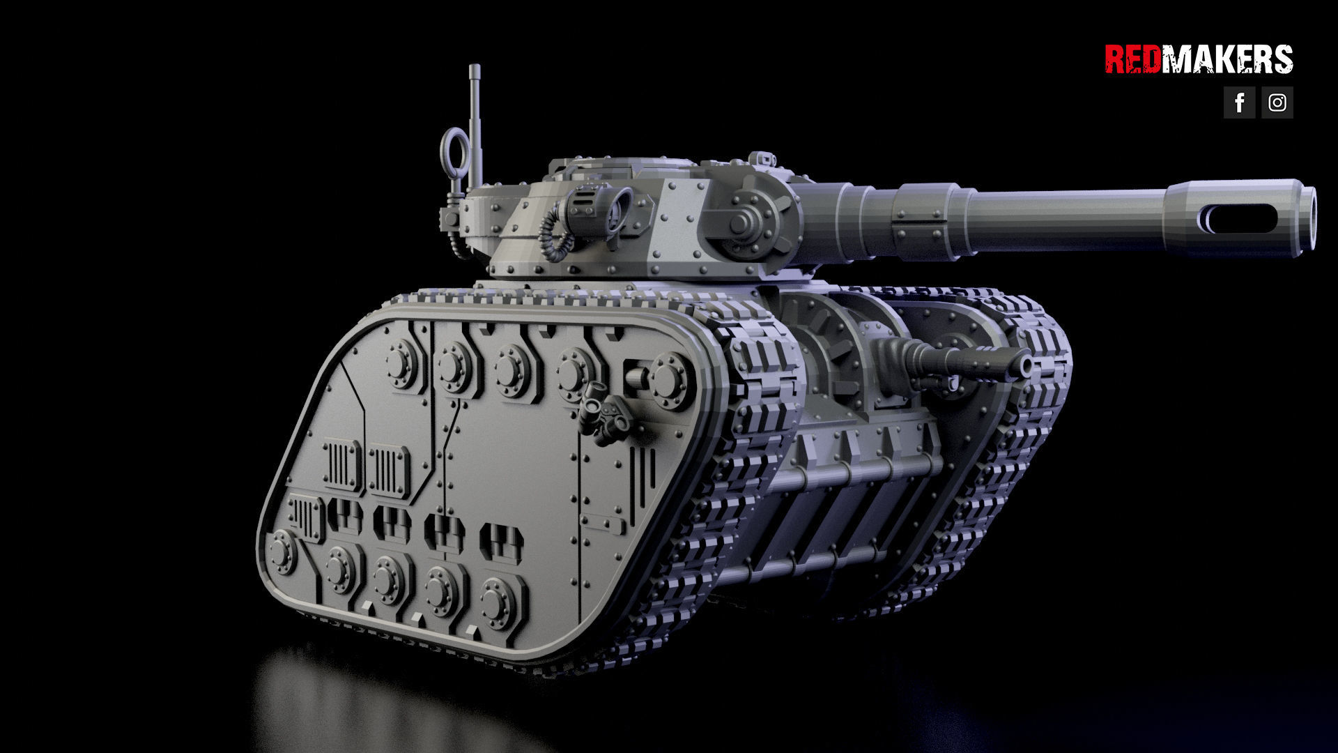 Legendary Battle Tank - Imperial Force 3D print model_18
