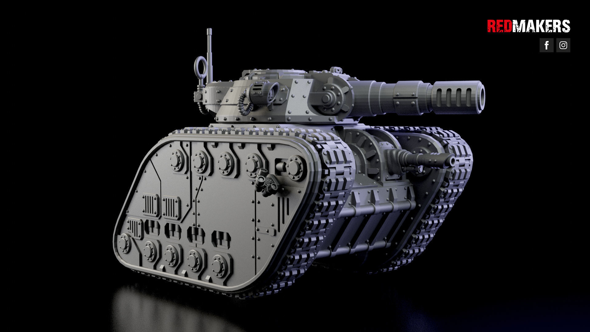Legendary Battle Tank - Imperial Force 3D print model_13