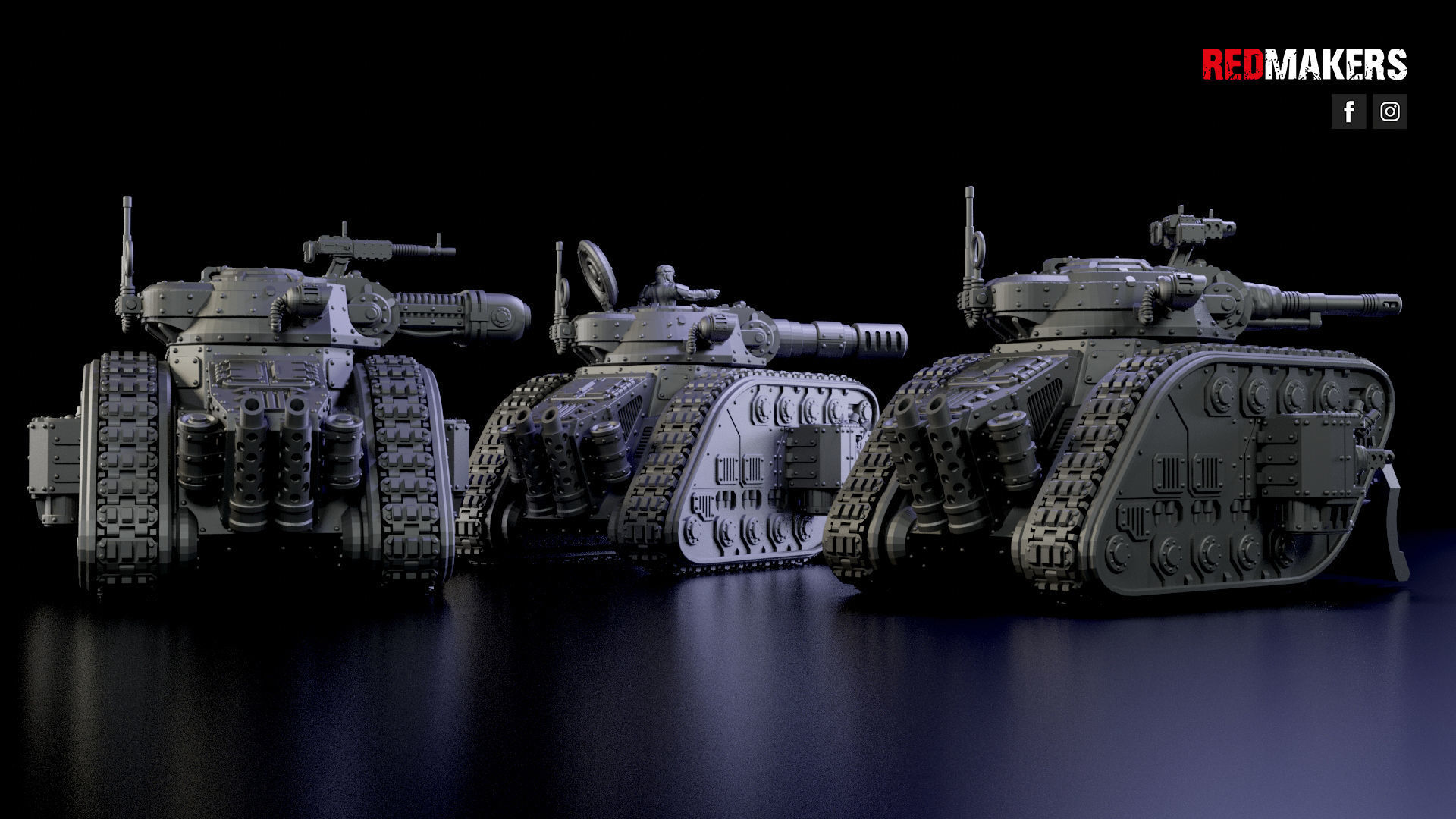 Legendary Battle Tank - Imperial Force 3D print model_5