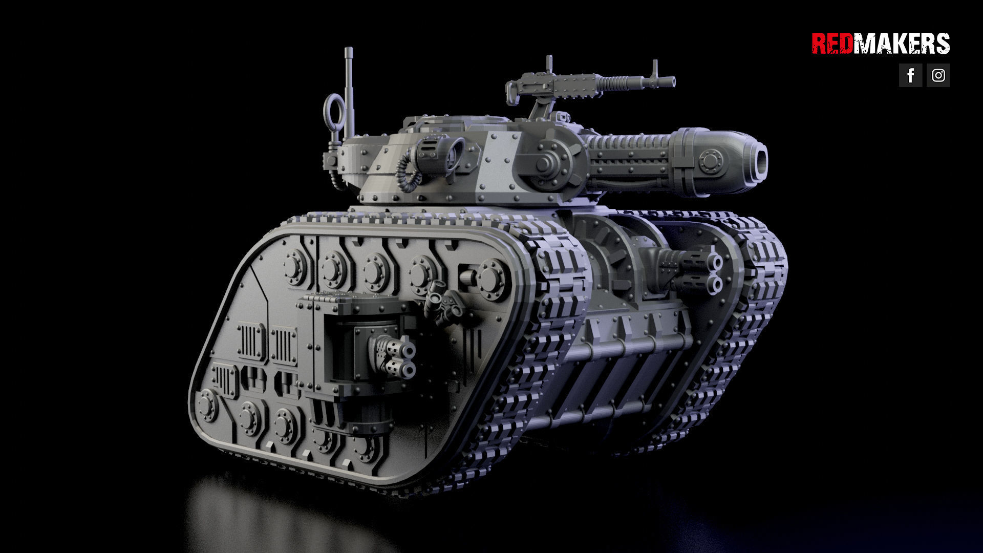 Legendary Battle Tank - Imperial Force 3D print model_25
