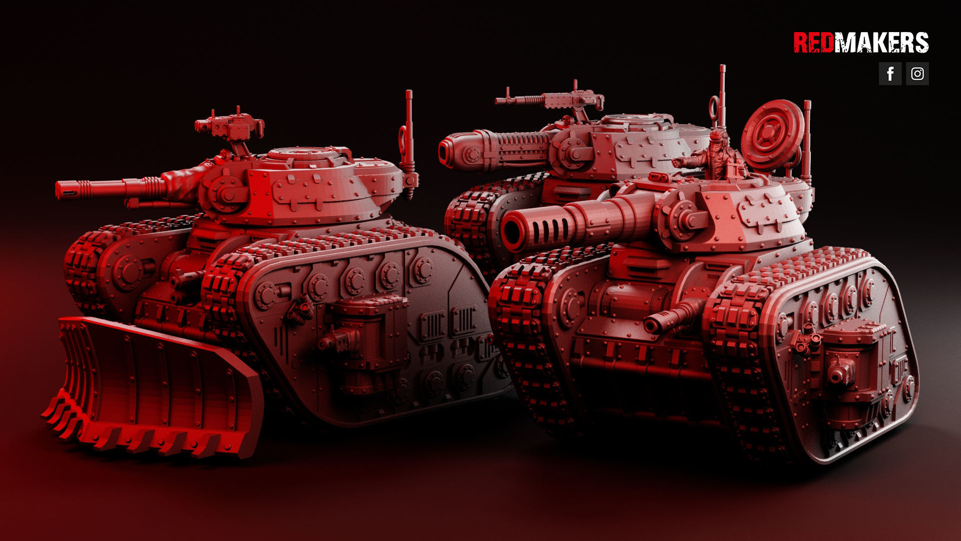 Legendary Battle Tank - Imperial Force 3D print model_39