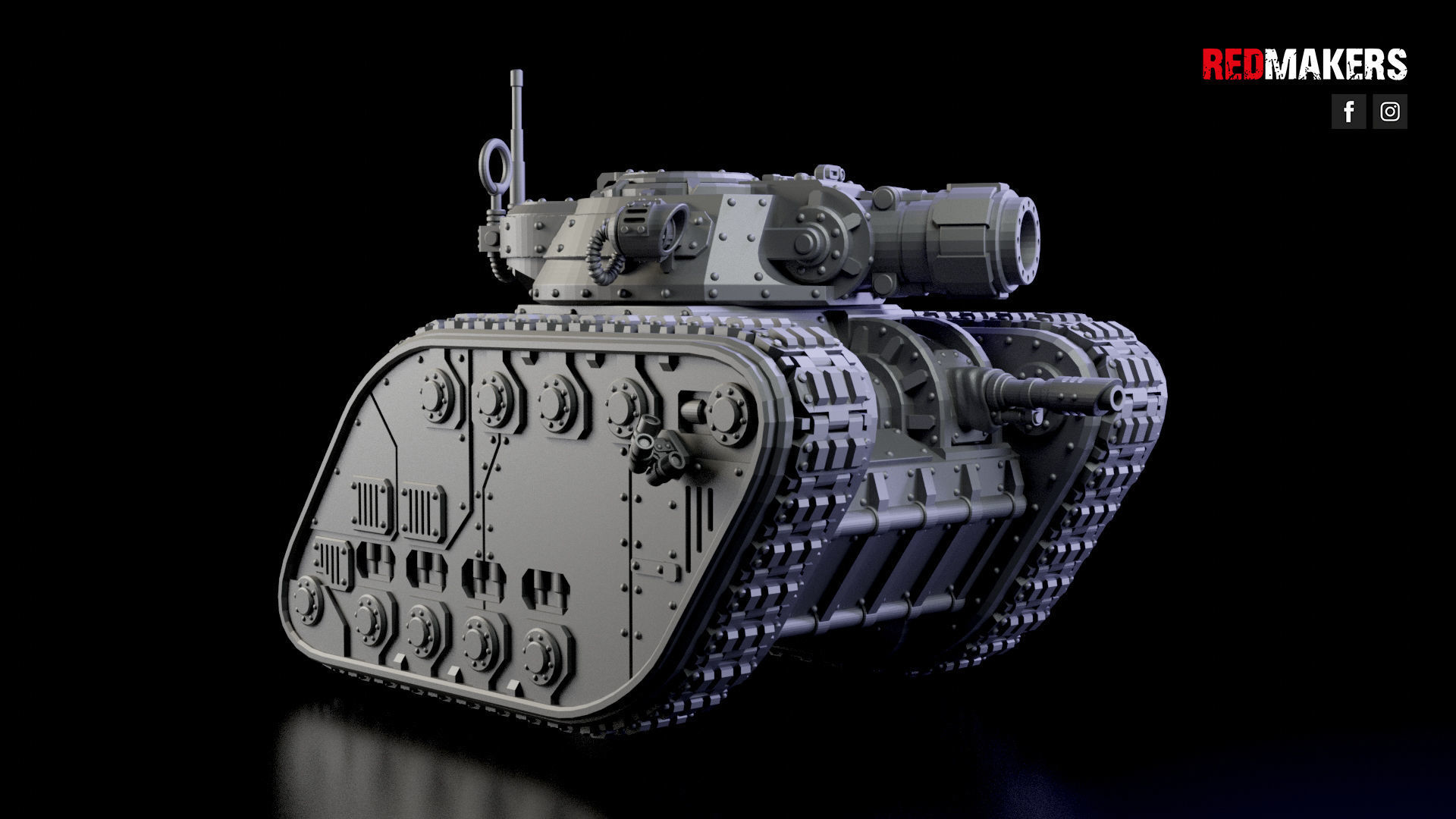 Legendary Battle Tank - Imperial Force 3D print model_14