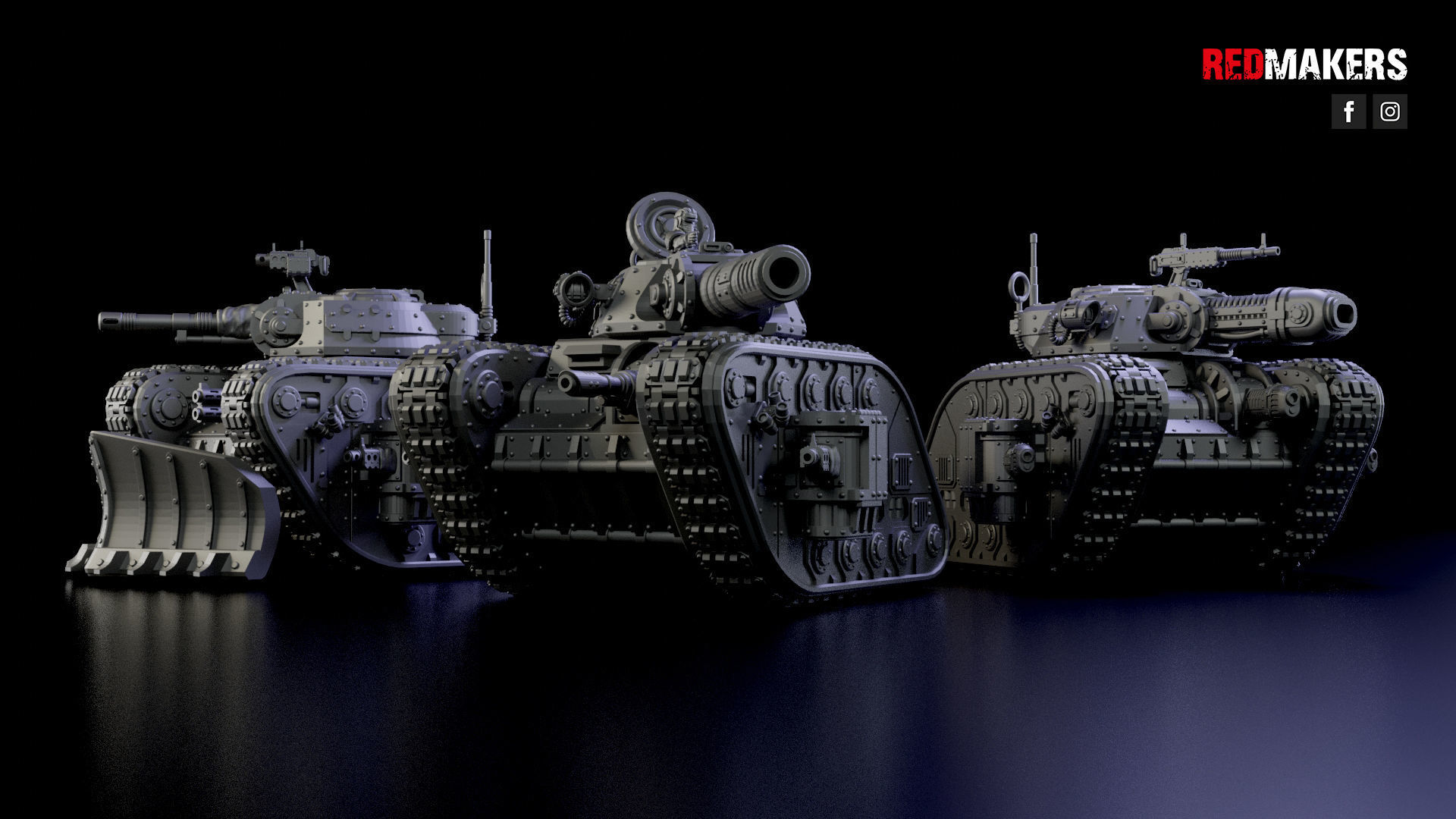 Legendary Battle Tank - Imperial Force 3D print model_3
