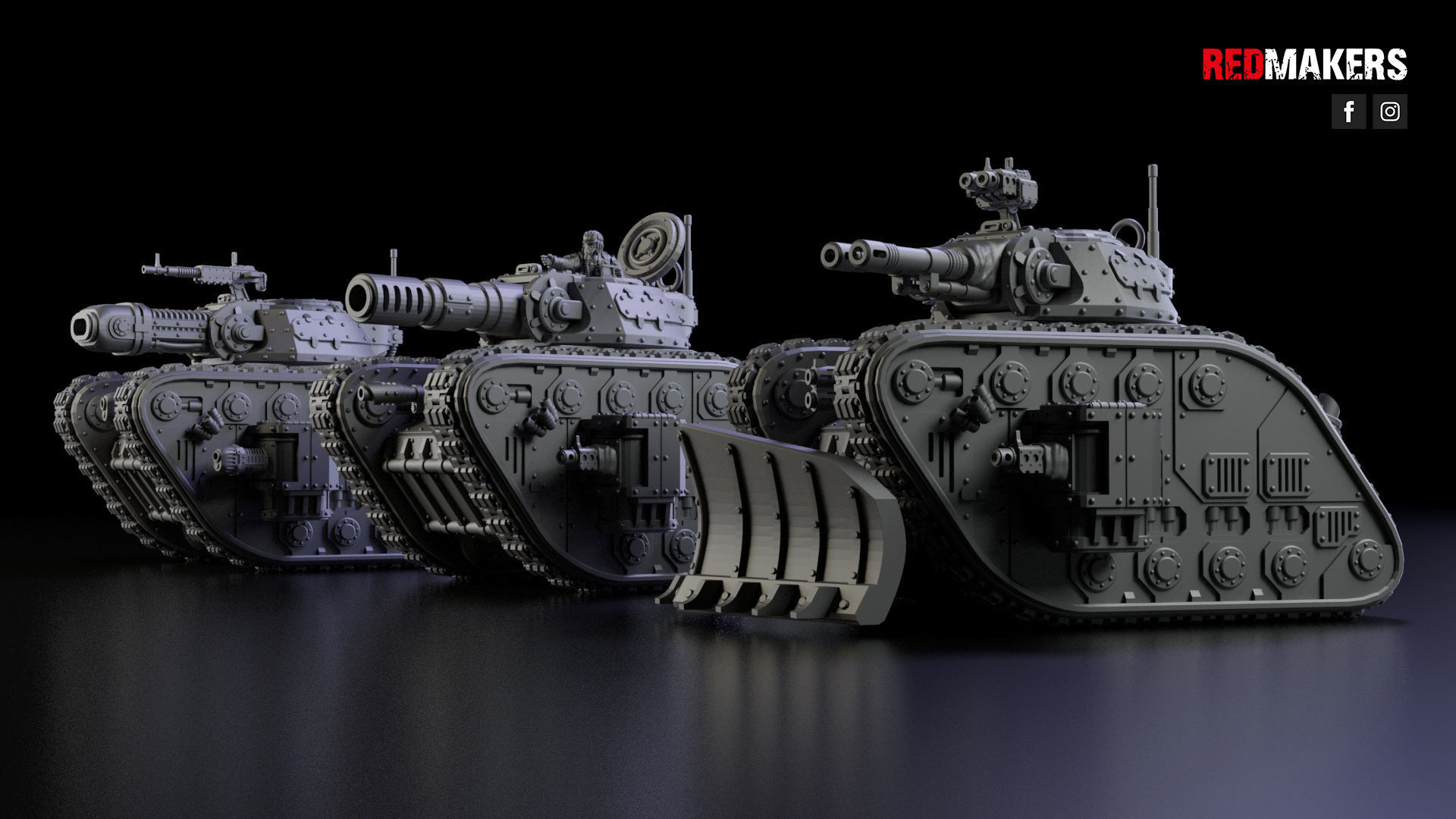 Legendary Battle Tank - Imperial Force 3D print model_4